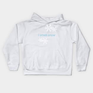 I Smell Snow Kids Hoodie